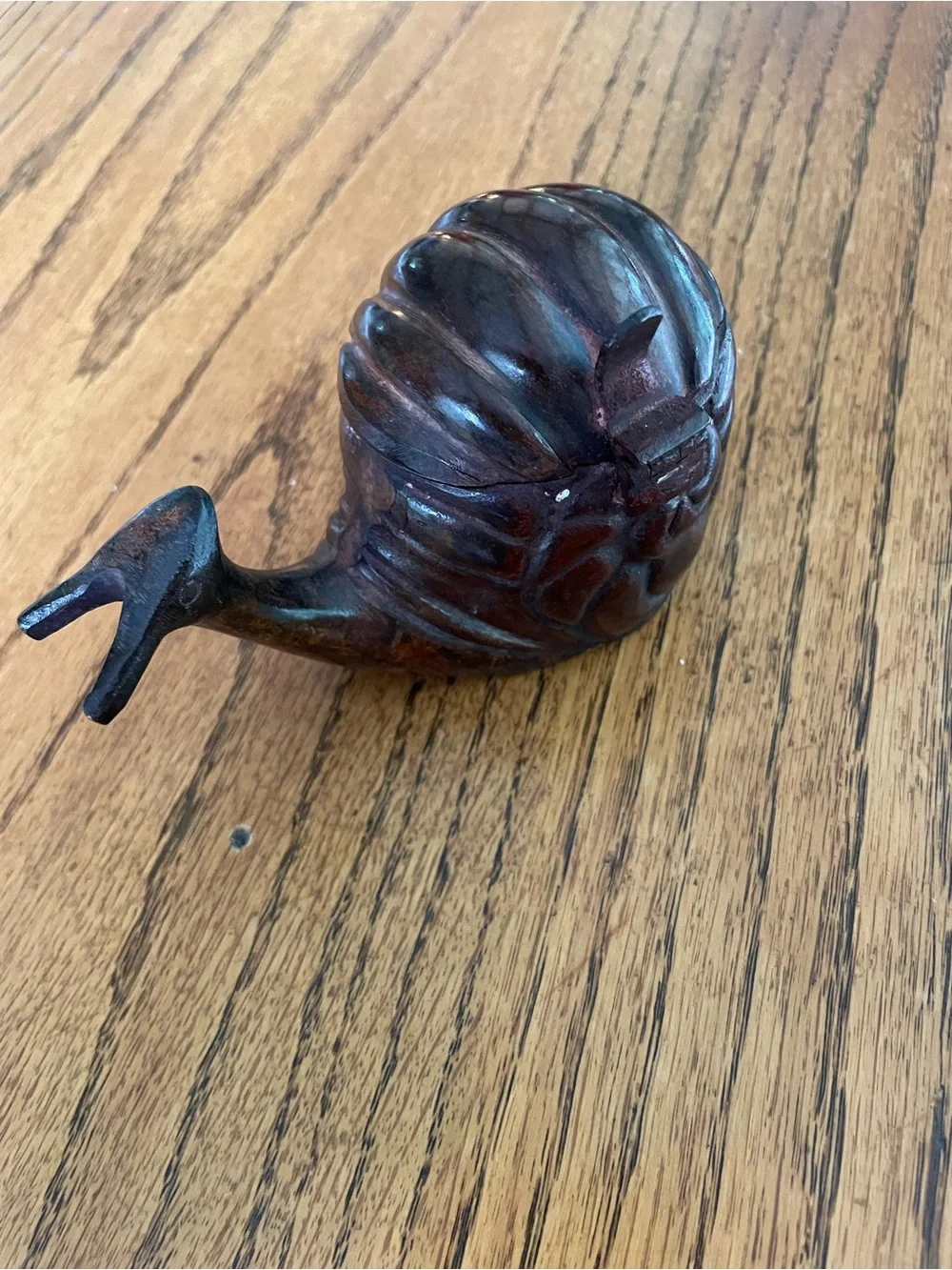 Vintage DEPT 56 Metal Snail TeaLight Candle Holder